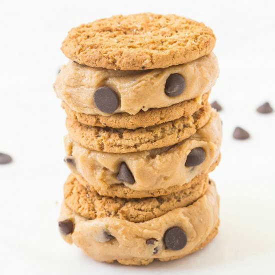 Cookie Dough Sandwich Cookies
