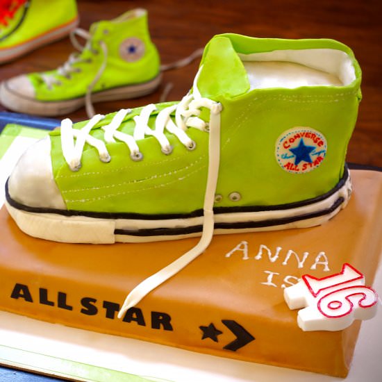 Converse Shoe Cake