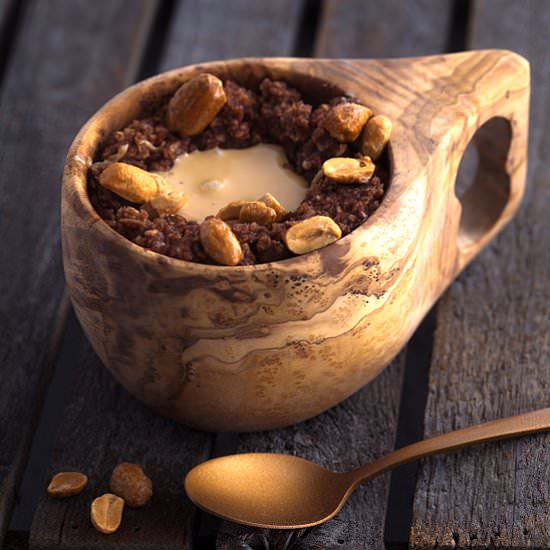 Chocolate Peanut Porridge
