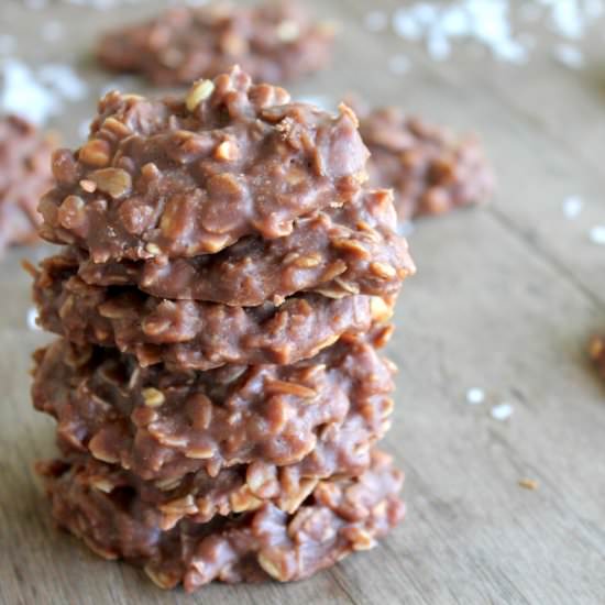 Chocolate Coconut No-Bake Cookies