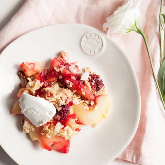 Healthy Apple Crumble