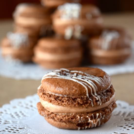 Mocha Macarons