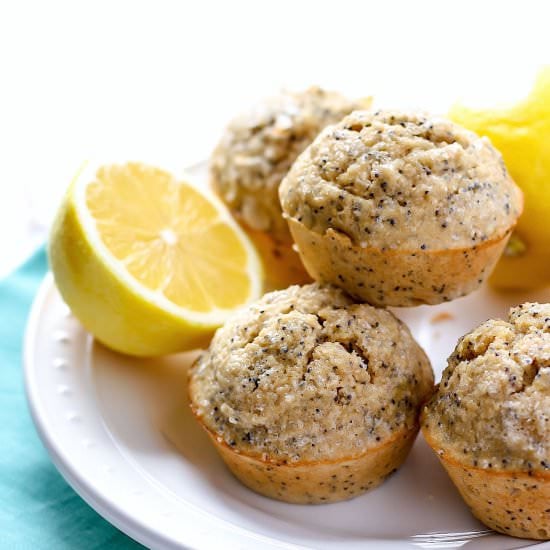 Dairy-free Lemon Poppy Seed Muffins