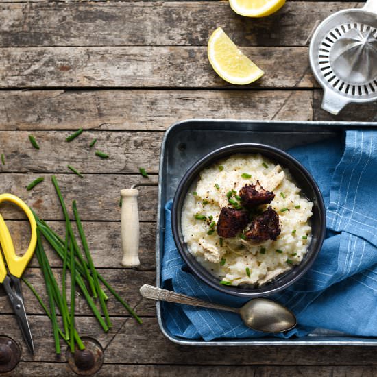 Lemon Chicken and Rice Soup
