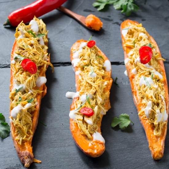 Tandoori Chicken Sweet Potatoes