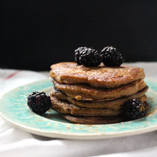 Paleo Cinnamon Plantain Pancakes