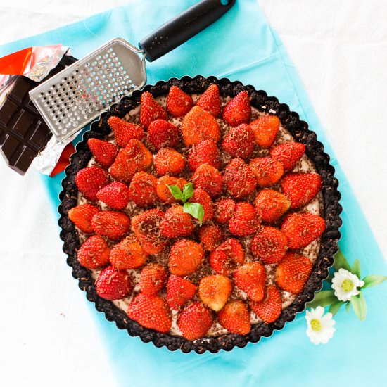 Chocolate Strawberry Tart