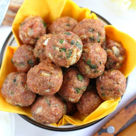 Healthy Baked Meatballs