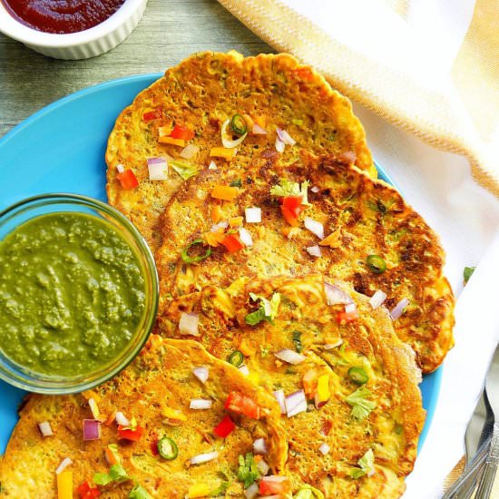 Savory Chickpea Flour Crepes