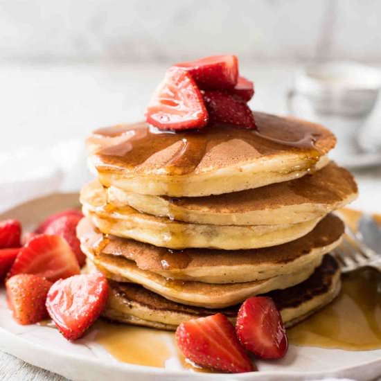 Fluffy Ricotta Pancakes