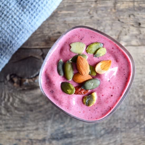 Wild Berry and Coconut Frozen Smoothie