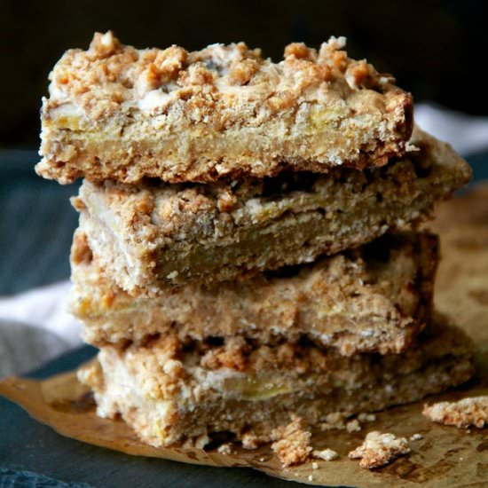 Greek Yogurt Banana Oatmeal Bars