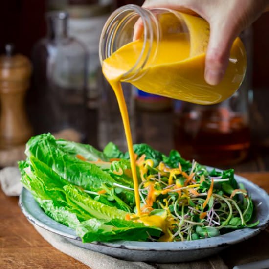 Carrot Ginger Salad Dressing