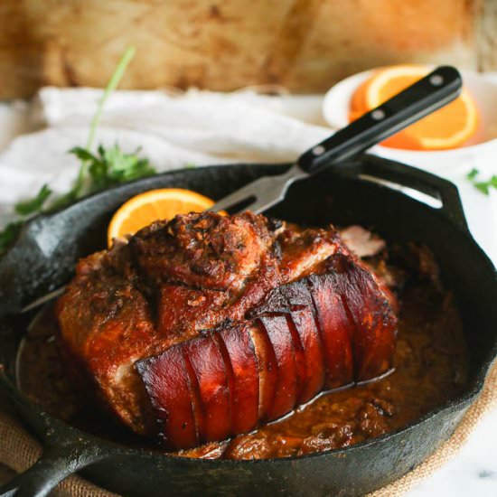 Pernil (Puerto Rican Roast Pork)