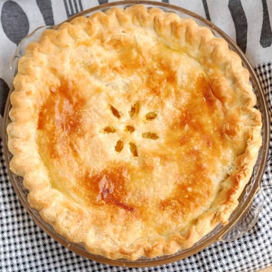 Meyer Lemon Shaker Pie