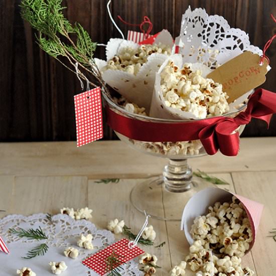 Stovetop Caramel Popcorn