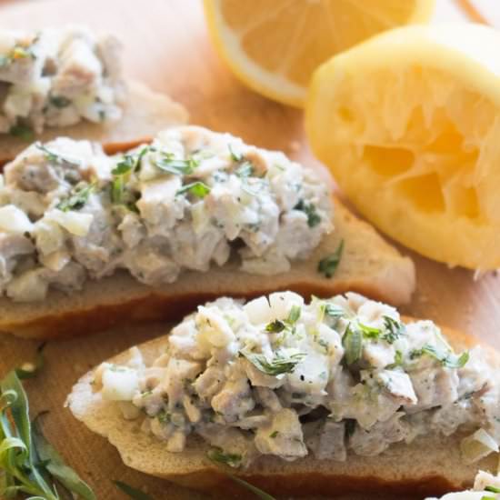 Lemon Tarragon Chicken Salad