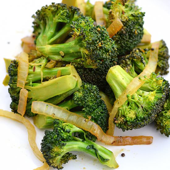 Spicy Cumin Scented Broccoli