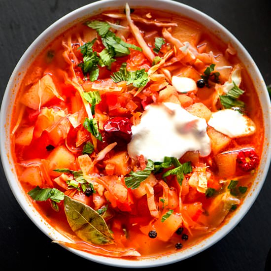 Borscht in Crock Pot