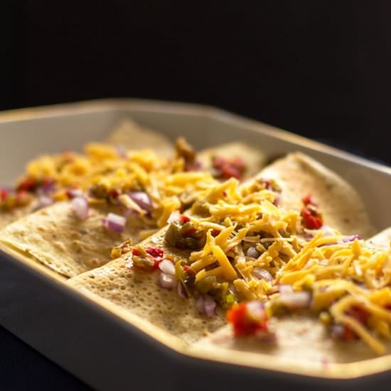 Green Chile Crepes