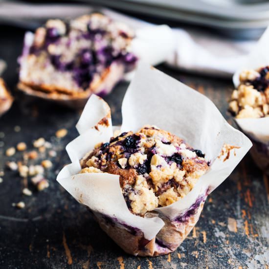 Blueberry and Yogurt Muffins