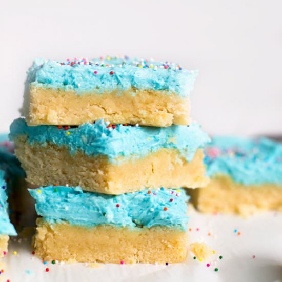 Gluten Free Sugar Cookie Bars