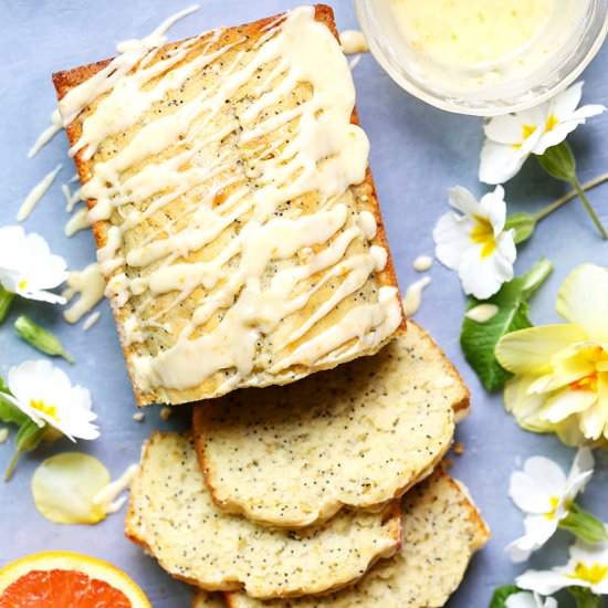 Orange-Almond Poppy Seed Tea Cake