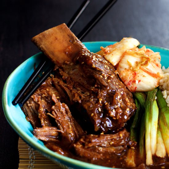 Korean Braised Beef Short Ribs