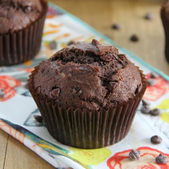 Chocolate Banana Muffins