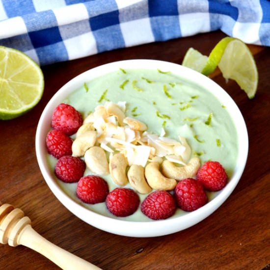 Green Avocado Smoothie Bowl