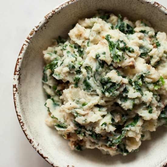 Vegan Kale Colcannon
