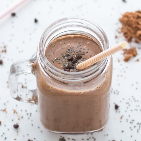 Creamy Chocolate Banana Smoothie