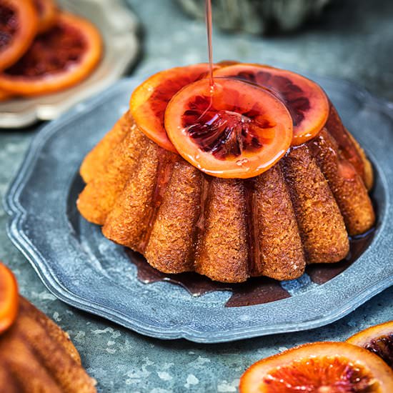 Olive Oil and Semolina Syrup Cakes
