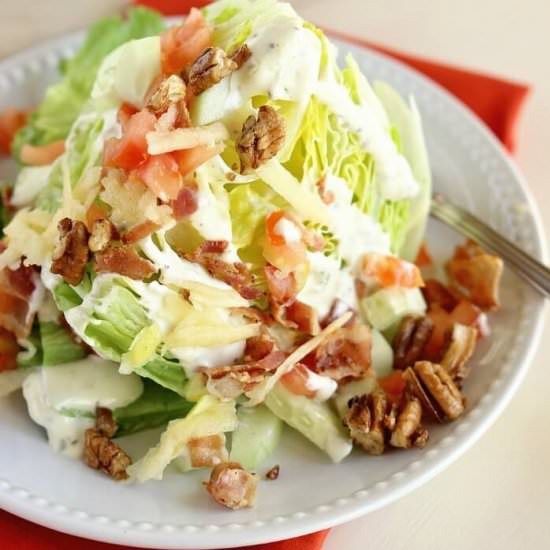 Candied Pecan & Apple Wedge Salad