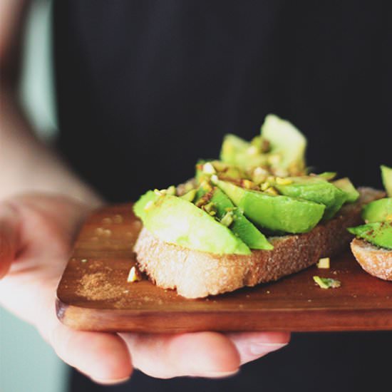 Avocado + Honey Sourdough Toast