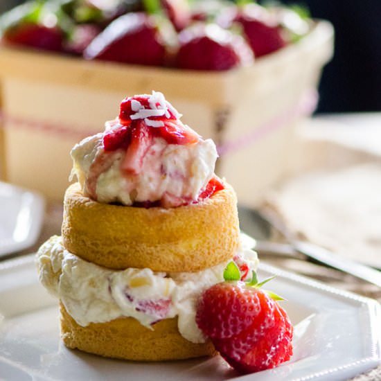 Tropical Bliss Strawberry Shortcake