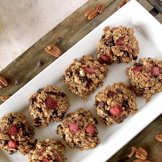 Banana Split Breakfast Cookies