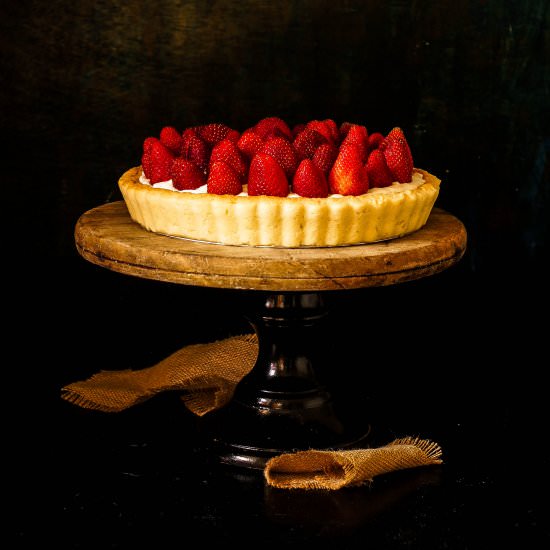 Strawberry and Cream Cheese Tart
