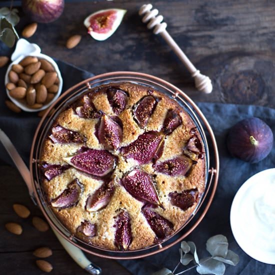 Ottolenghi’s Fig & Almond Cake