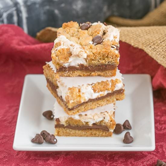 S’mores Cookie Bars