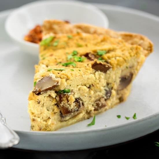 Vegan Mock-Seafood White Clam Pizza