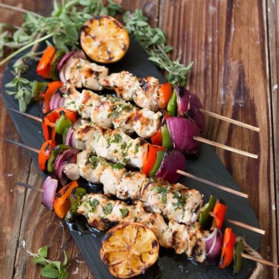Greek Chicken Souvlaki