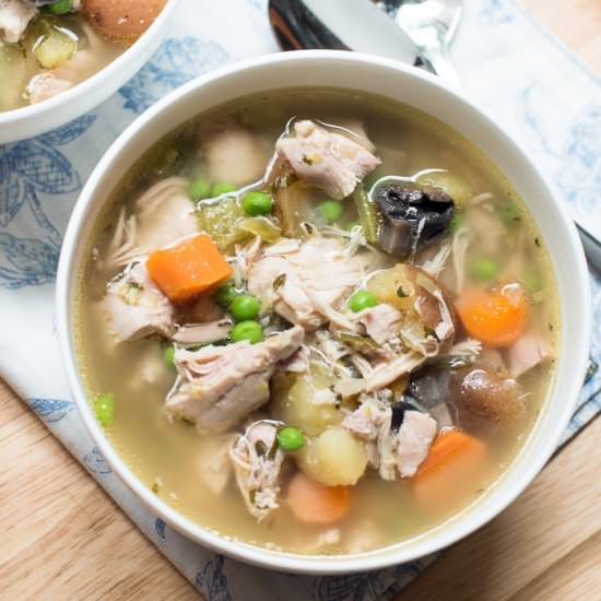 Chicken and Spring Vegetable Stew