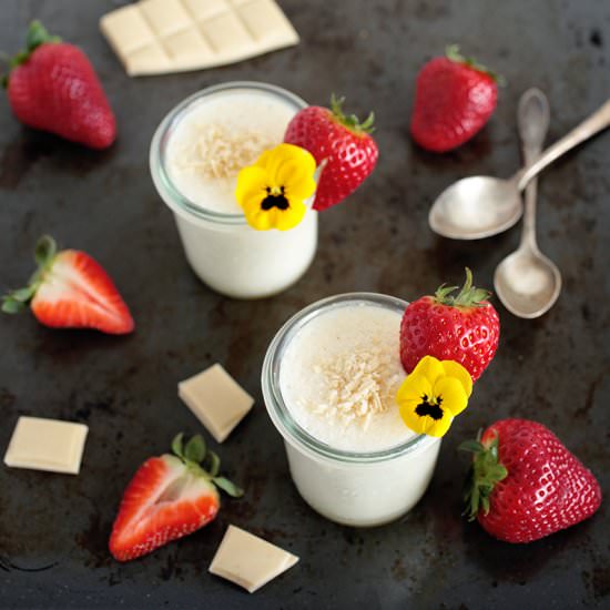Vegan White Chocolate Mousse