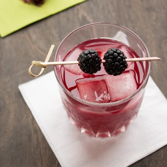 Blackberry Elderflower Cocktail