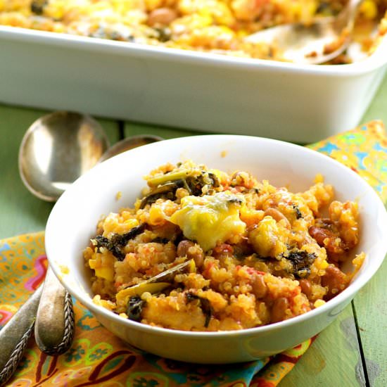 Black Bean Quinoa Bake