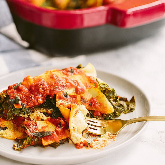 Vegan Kale Lasagna