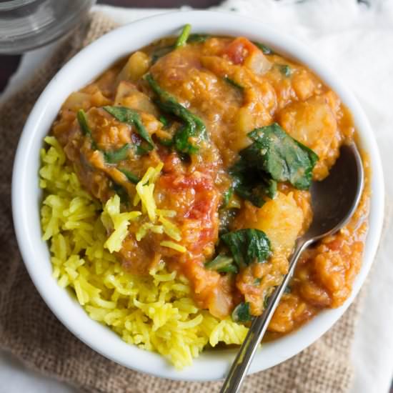 Spicy Ethiopian Lentil Stew