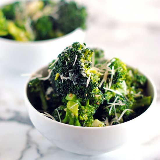 Broccoli with Garlic and Parmesan