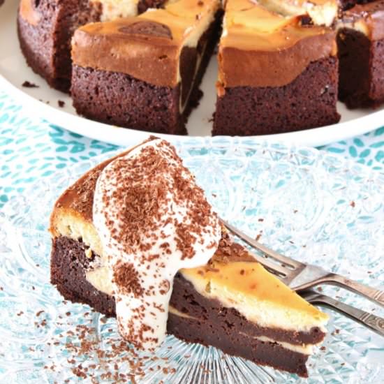 Irish Cream Cheesecake Choc Cake GF